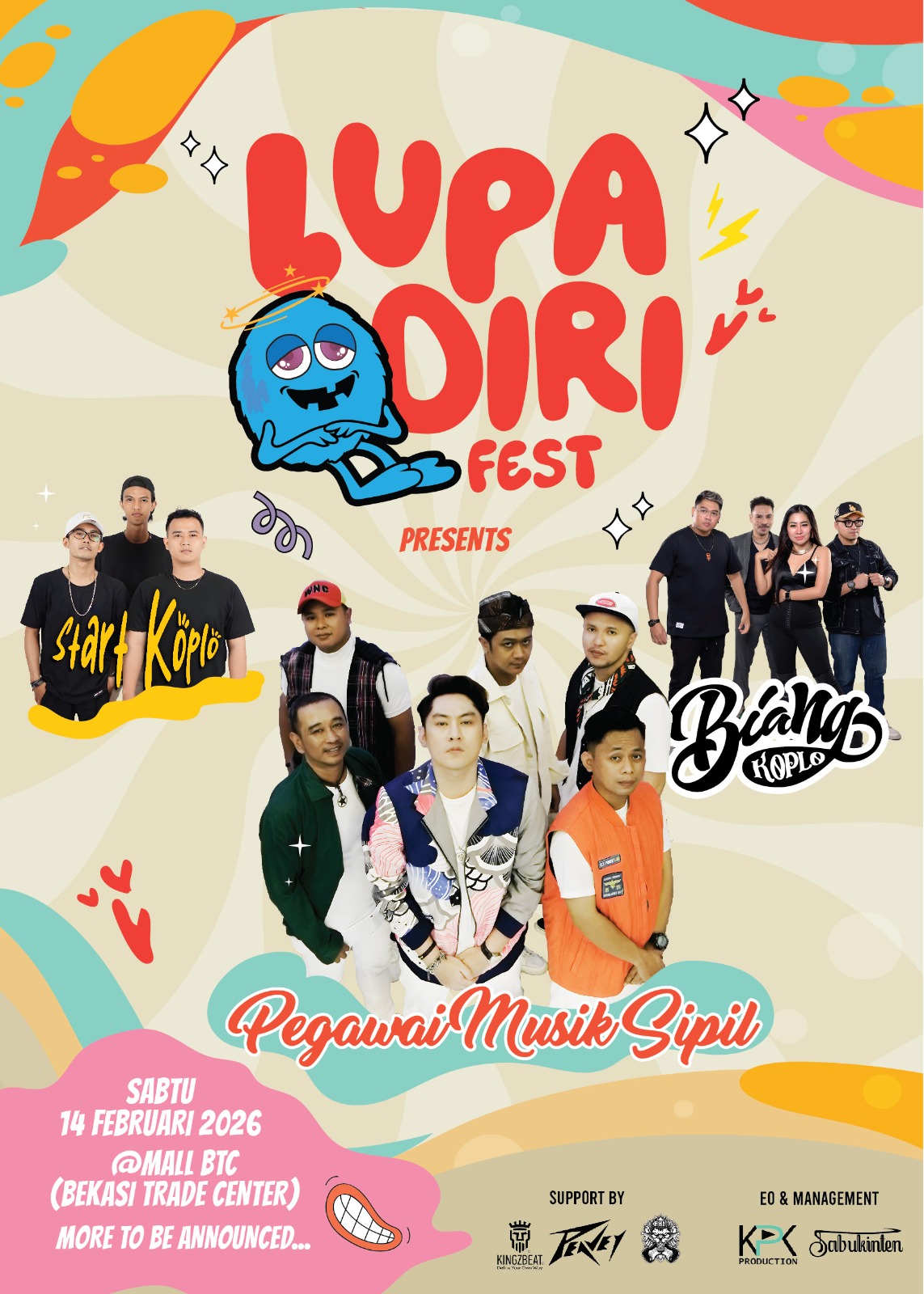 Lupa Diri Fest Hadir di Bekasi